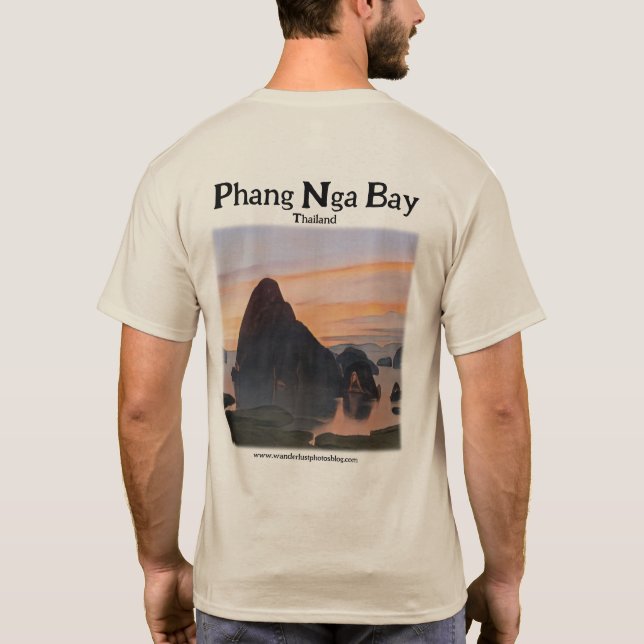 Börja utforska idag - Phang Nga Bay T-Shirt (Baksida)