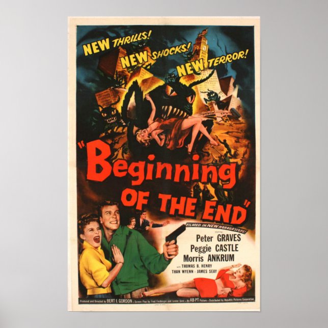 Början av 1957 års poster av Vintage (Framsidan)