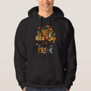Början Av Hösten Höstläraren Cool Solros Han Hoodie