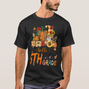 Början av höstskolenärens solrosHej F T Shirt