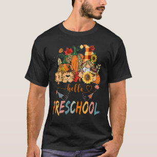 Början av höstskolenärens solrosHej P T Shirt