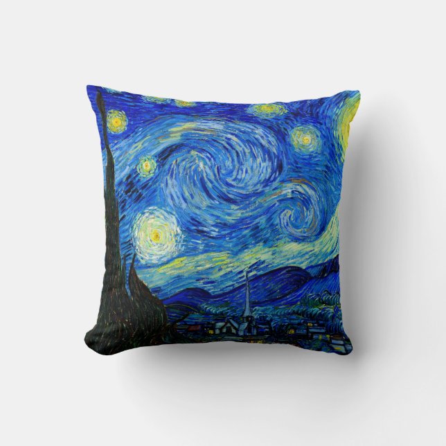 Början av Van Gogh Fine Art Pillow Kudde (Framsida)