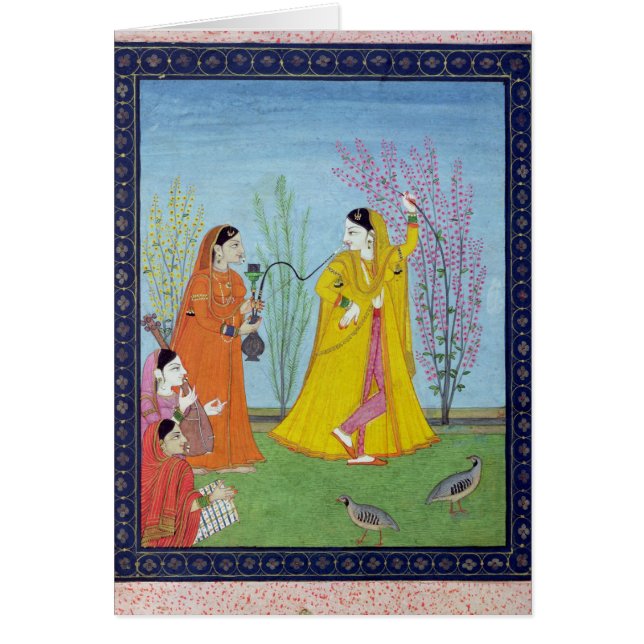 Början av våren hälsningskort (Framsidan)