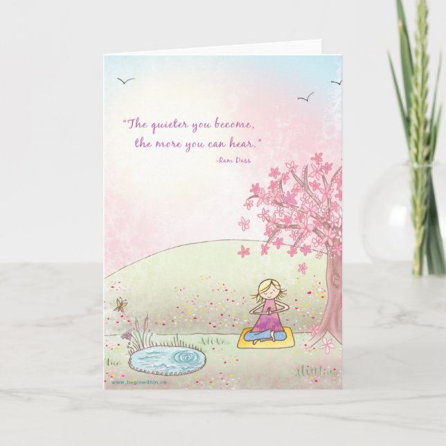 Början inom skräppost - gratulationskort kort (Framsida)