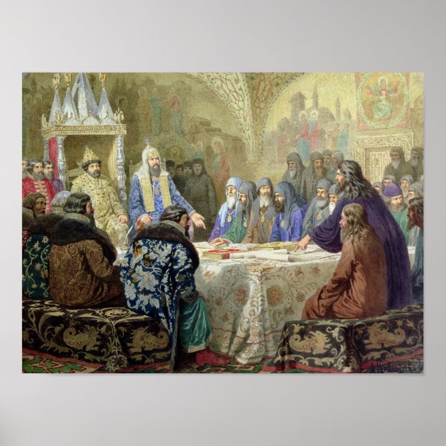 Början på kyrkodissidenten i Ryssland Poster (Framsidan)