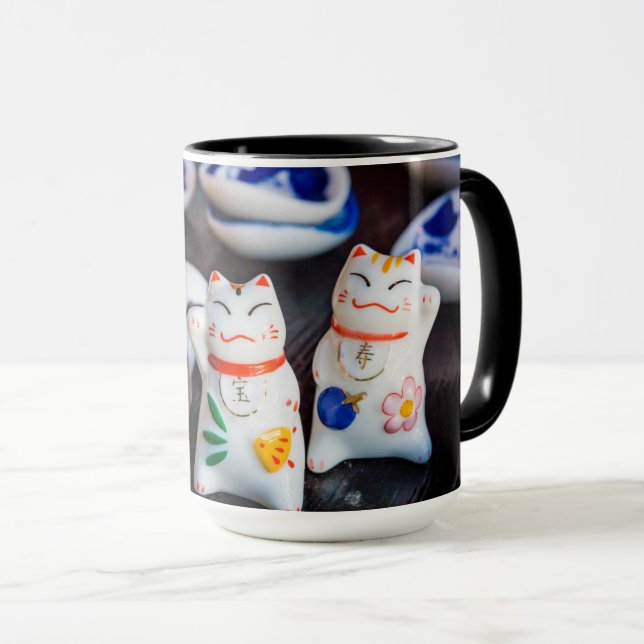 Börjar bli kattfiguriner mugg (Framsida höger)