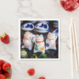 Börjar bli kattfiguriner pappersservett