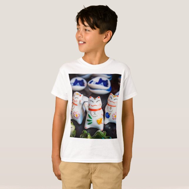 Börjar bli kattfiguriner t shirt (Hel framsida)