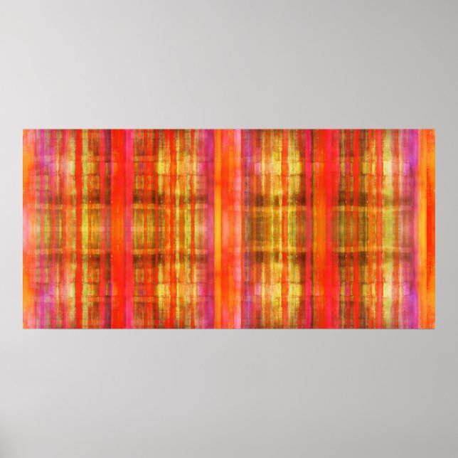 Börjar med  Abstrakt Modern Art Poster Skriv ut (Framsidan)