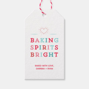 Börjar med ljusa sprickor med färgstark typografi presentetikett
