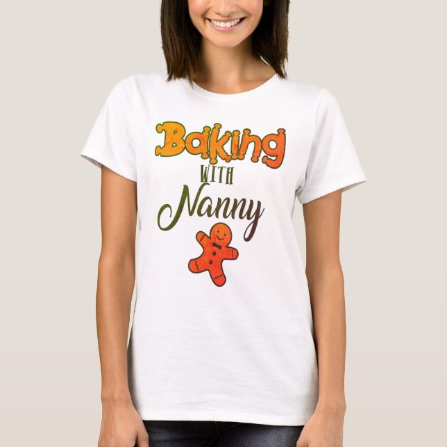 Börjar med nanny t shirt (Framsida)