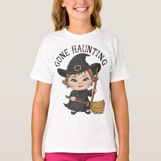 börjat spöka t shirt (Framsida)