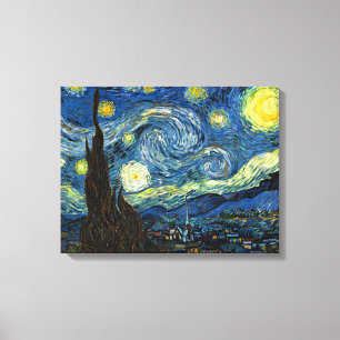 Börjnatten av Vincent Van Gogh Canvas Art