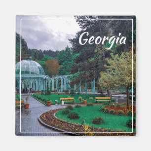 Borjomi Georgia Hett Vår Caucusbergens Magnet