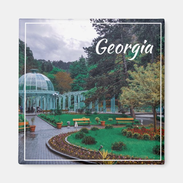 Borjomi Georgia Hett Vår Caucusbergens Magnet (Framsidan)