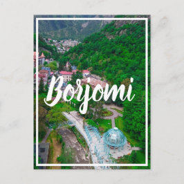 Borjomi Hett Vår Resort Georgia Caucus Vykort