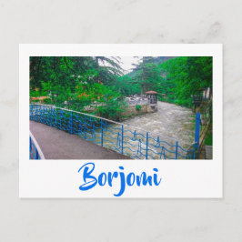 Borjomi Hett Vår Resort Georgia Caucus Vykort