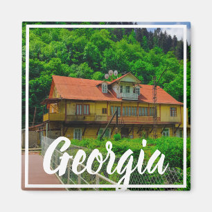 Borjomi Varmkälla Resort Georgien Kaukasus Magnet