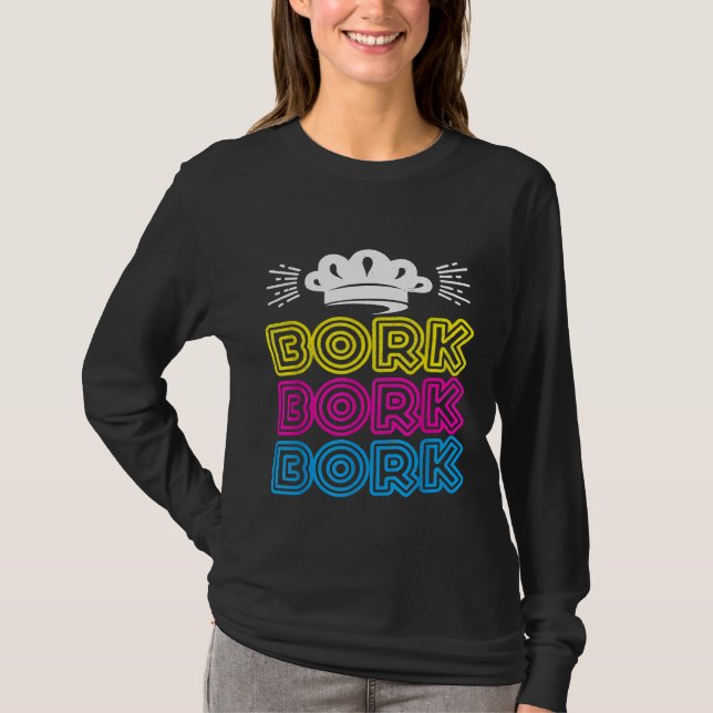 Bork Bork Svenska Chef T Shirt (Framsida)