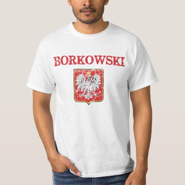 Borkowski efternamn tee (Framsida)