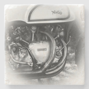Börmotorcykel coaster 6 stenunderlägg