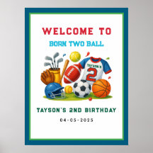 Born 2 Ball – Sporttema Pojkes 2-årsdag