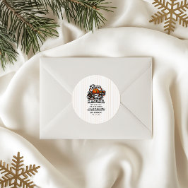 Born 2 Basketball | Sports Themed 2nd Birthday Runt Klistermärke