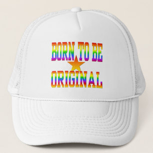 BORN 2 BE ORIGINAL hat - välj färg Keps