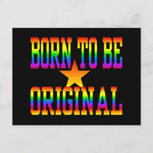 Born 2 - Bevara ursprungligt vykort, anpassa Vykort