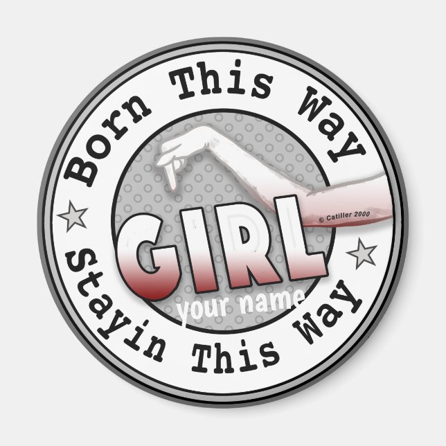 Born A Girl Magnet (Framsidan)