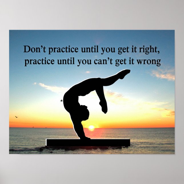 BORN A GYMNAST CHAMPION POSTER (Framsidan)