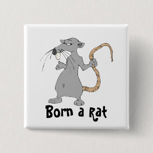Born a Råtta Knapp