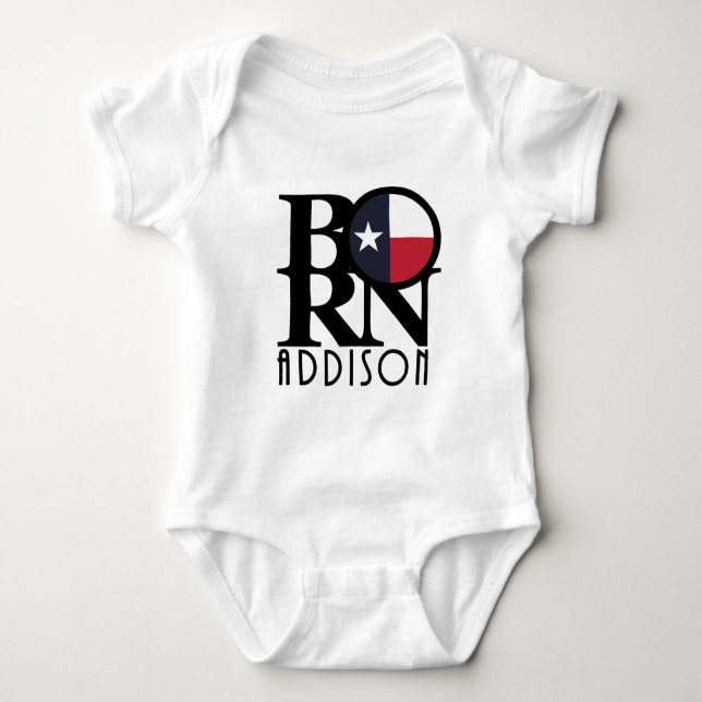 BORN Addison Texas T Shirt (Framsida)