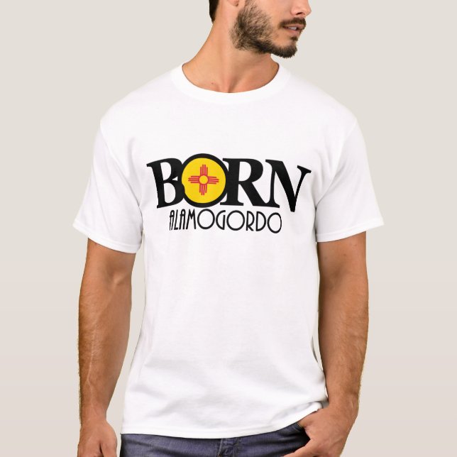 BORN Alamogordo (Front Print) T Shirt (Framsida)