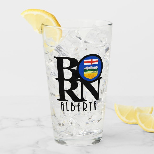 BORN Alberta Kanada Glaskopp (Framsida Ice)