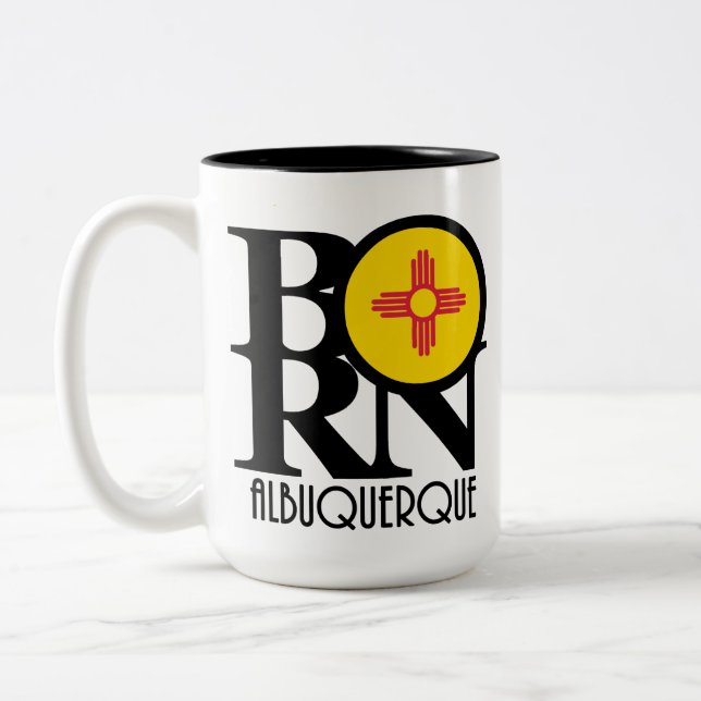 BORN Albuquerque 15oz Två-Tonad Mugg (Vänster)