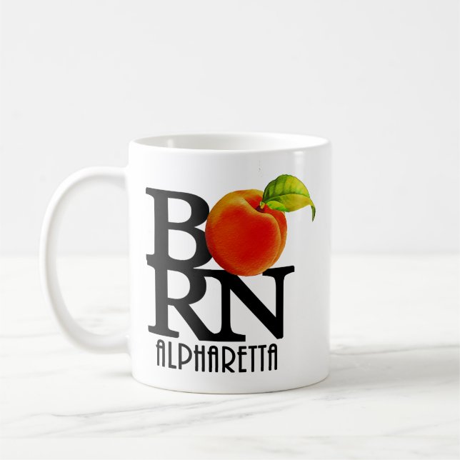 BORN Alpharetta Georgia 11oz Kaffemugg (Vänster)