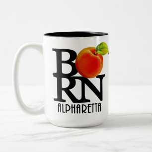 BORN Alpharetta Georgia 15oz Två-Tonad Mugg