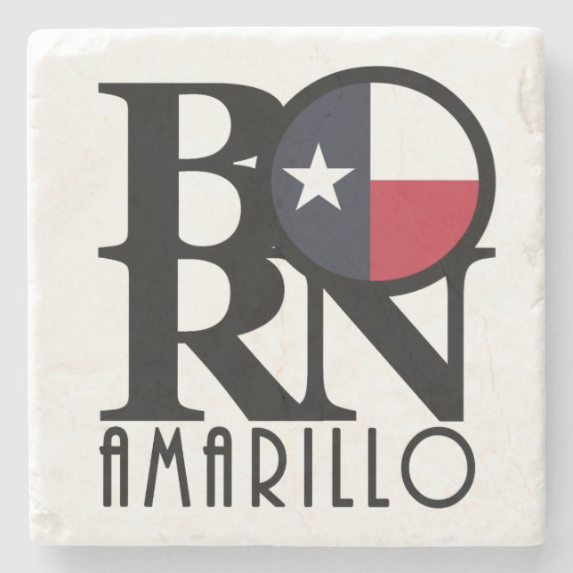BORN Amarillo Texas Stenunderlägg (Framsidan)