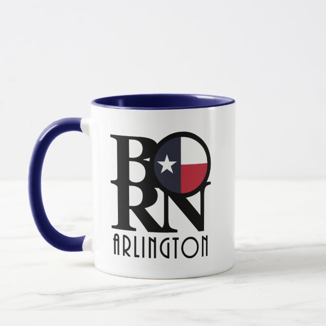 BORN Arlington Texas 11oz Mugg (Vänster)