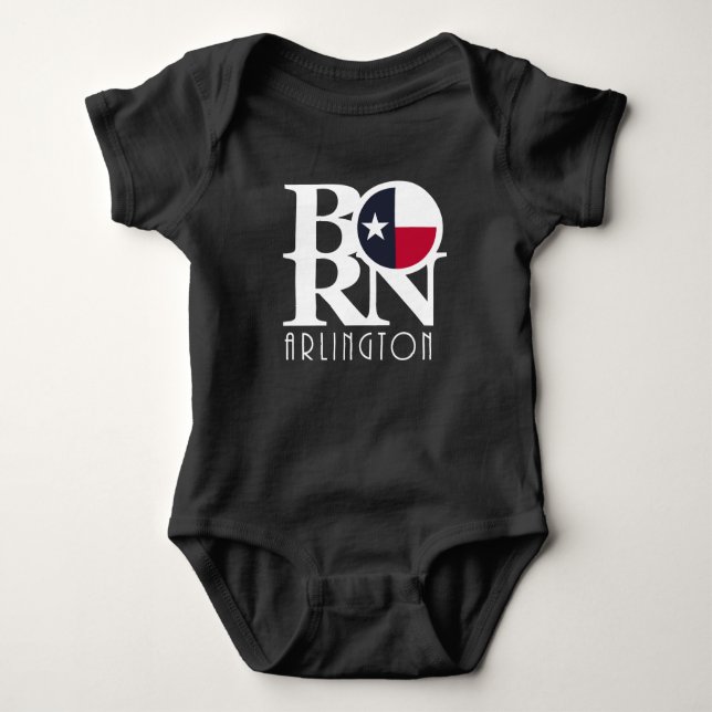 BORN Arlington Texas T Shirt (Framsida)