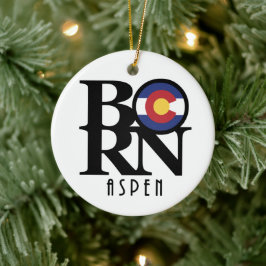 BORN Aspen Colorado Julgransprydnad Keramik