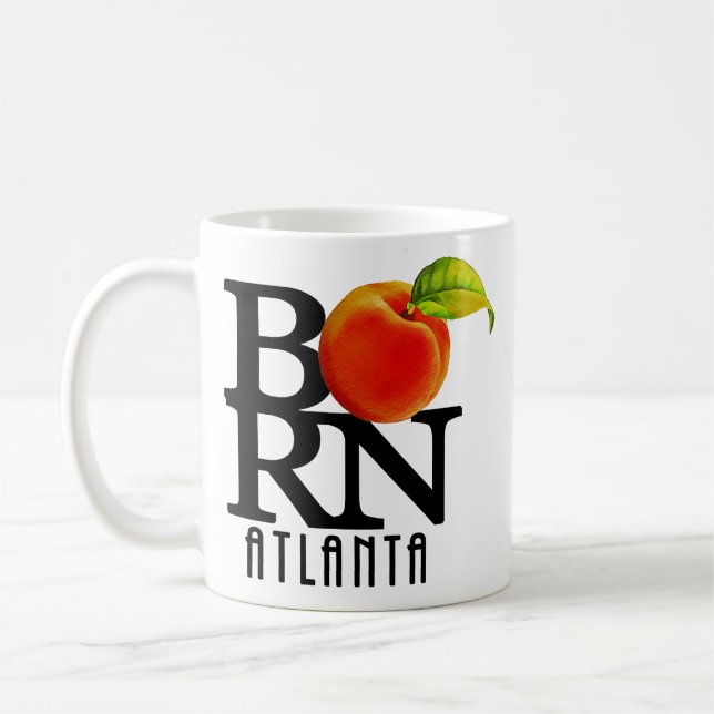 BORN Atlanta Georgia 11oz Kaffemugg (Vänster)