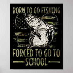 Born att gå och fiska tvångsmässigt för att åka ti poster