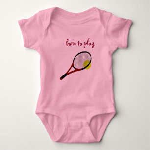 Born att leka, Tennis Boll och Racquet, Trendigets T Shirt
