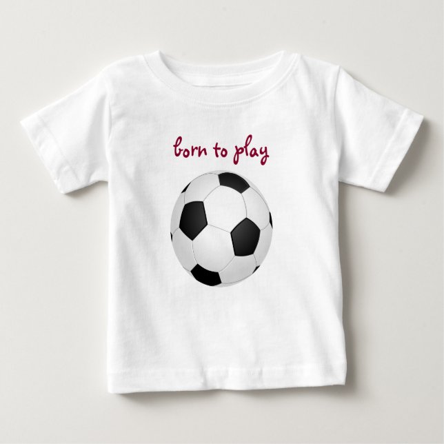 Born att spela, Fotboll, Framtidens stjärna, Trend T Shirt (Framsida)