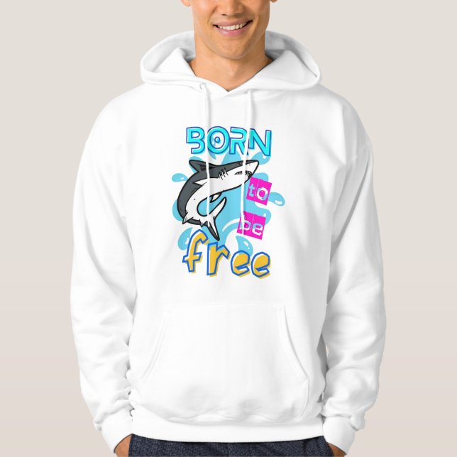 BORN ATT VARA FRIA HOODIE (Framsida)