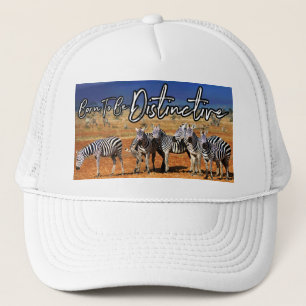 "Born att vara särskiljbar" Zebra Art Keps