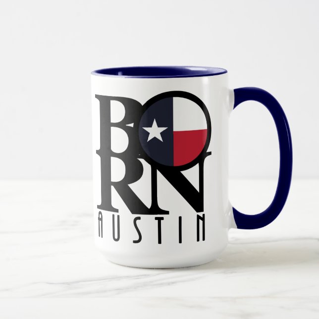 BORN Austin Texas 15oz Mugg (Höger)