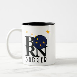 BORN Badger Alaska 11oz Två-Tonad Mugg